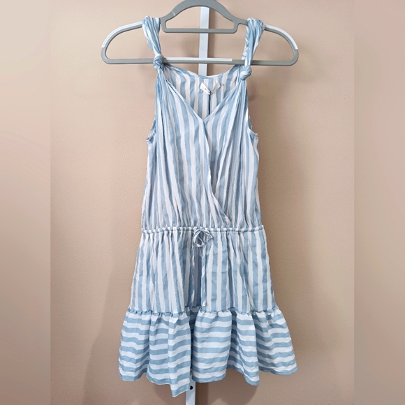 Mustard Seed Dresses & Skirts - Mustard Seed Women's (Size S) Blue-Gray & White Stripe Mini Dress (NWT)